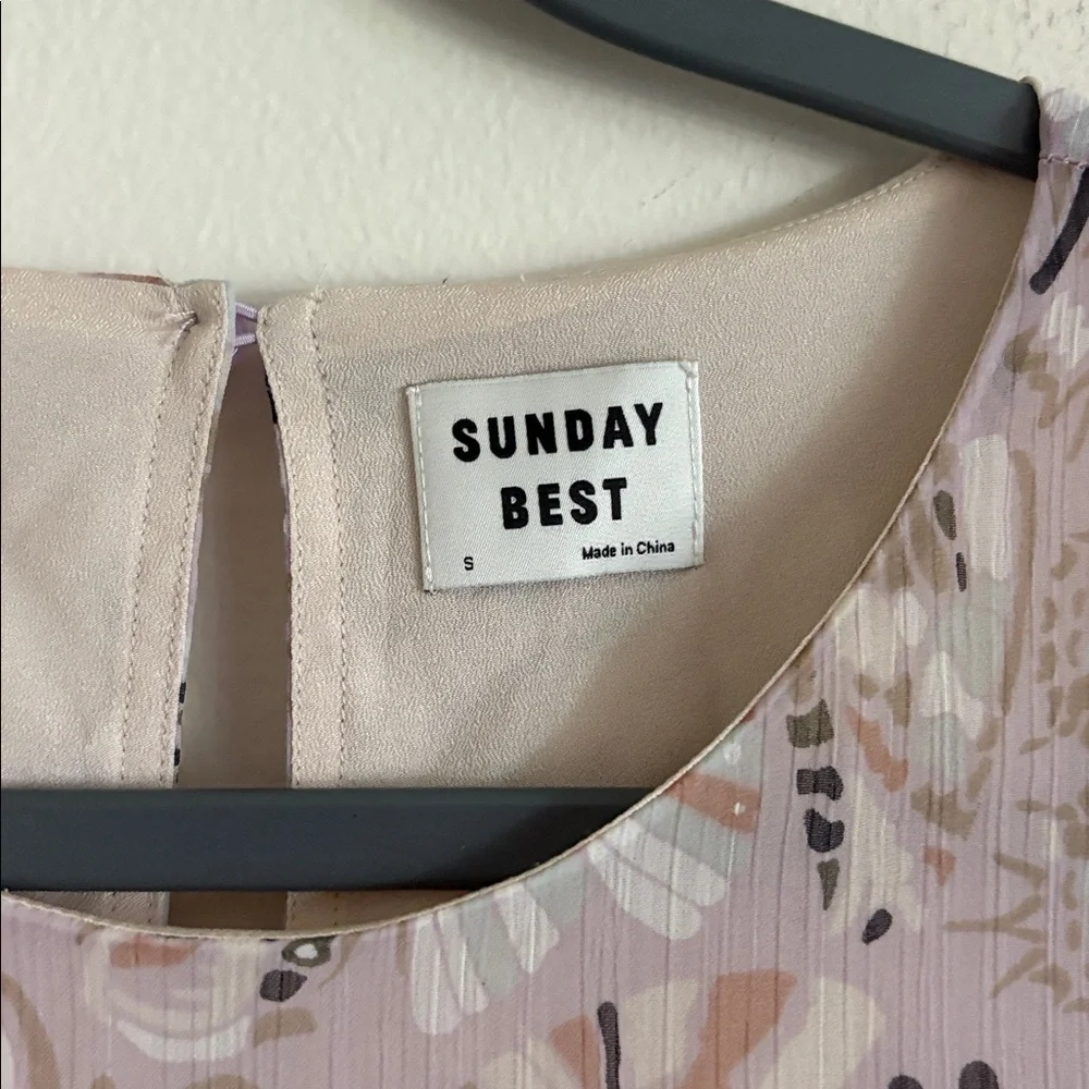 Aritzia Sundays Best Mini Floral Dress Size Small